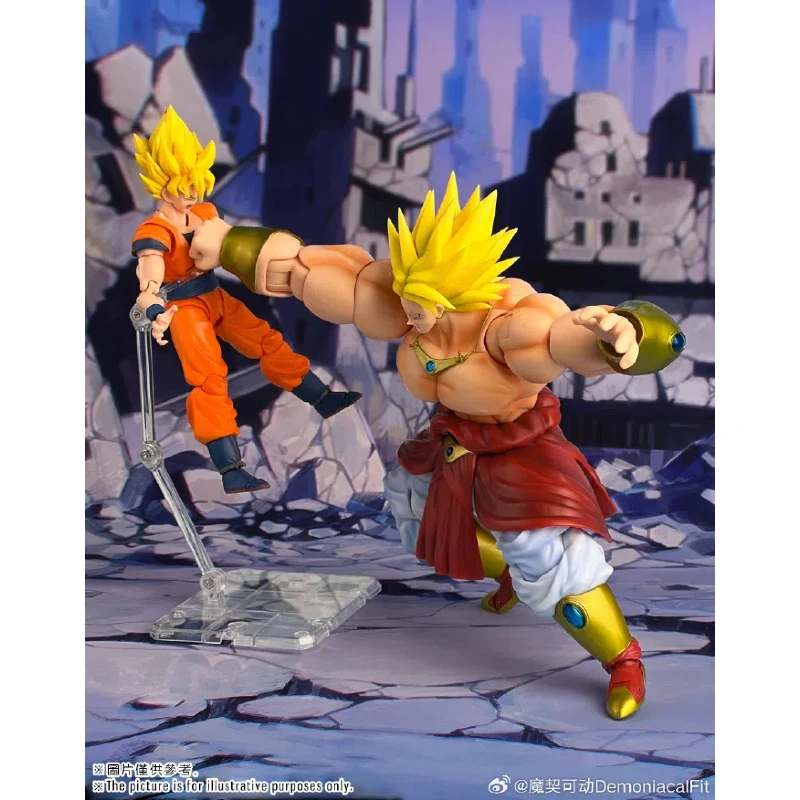 Demoniacal Fit Dragon Ball Z SHF Super Saiyan SSJ Legendary Berserker Broly Anime Action Figure Model Toys