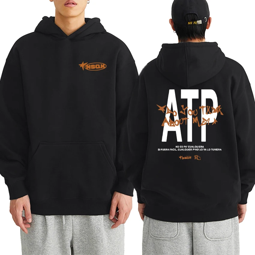 

Popular Rapper Nsqk Do You Think about Me Hoodie Oversized Comfort Sweatshirt Fleece Men Women Autumn Winter Y2K Unisex Pullover