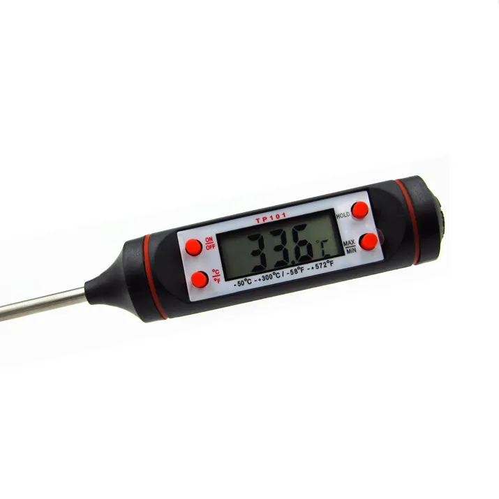 

50pcs TP101 Kitchen Cooking Food Meat Probe Digital BBQ Thermometer, Gas Oven Thermometer Drop shipping wholesale new
