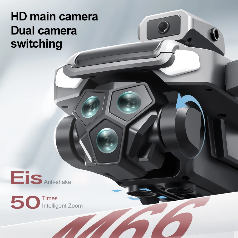 طائرة بدون طيار M6 S-X1 قابلة للطي مع شاشة 4.5 بوصة وبطارية 25 دقيقة وكاميرا فيلم 8K وتحديد موضع التدفق البصري وتجنب العوائق بدون فرش Airc