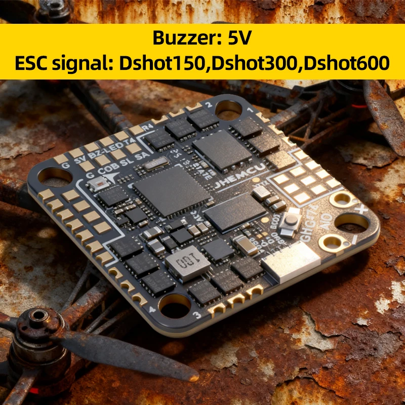 JHEMCU G474ELRS 1S 2S Crossover Controle de vôo ELRS 12A ESC com