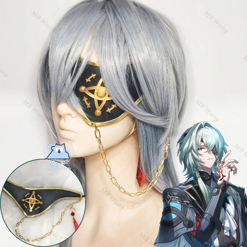 

Game Honkai: Star Rail Latest Anaxa Cosplay Blinder Patch Anaxagoras Cosplay Anaxagoras Cos Prop Ear clip For Hallowmas Party