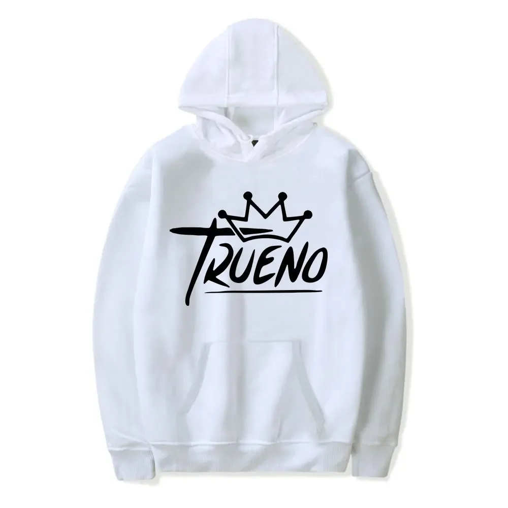 Trueno Merch Oversized Hoodie Women Men Harajuku Sweatshirt Vintage 90s Streetwear Hip Hop Long Sleeve Pullover Hooded Jacket