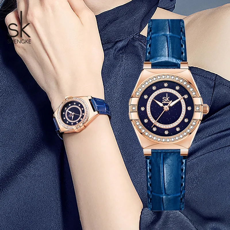 

Elegant Women'S Leather Strap Watch, Stylish Quartz Watch, High-End Luxury Women'S Watch, A Perfect Gift For Your Girlfriend.