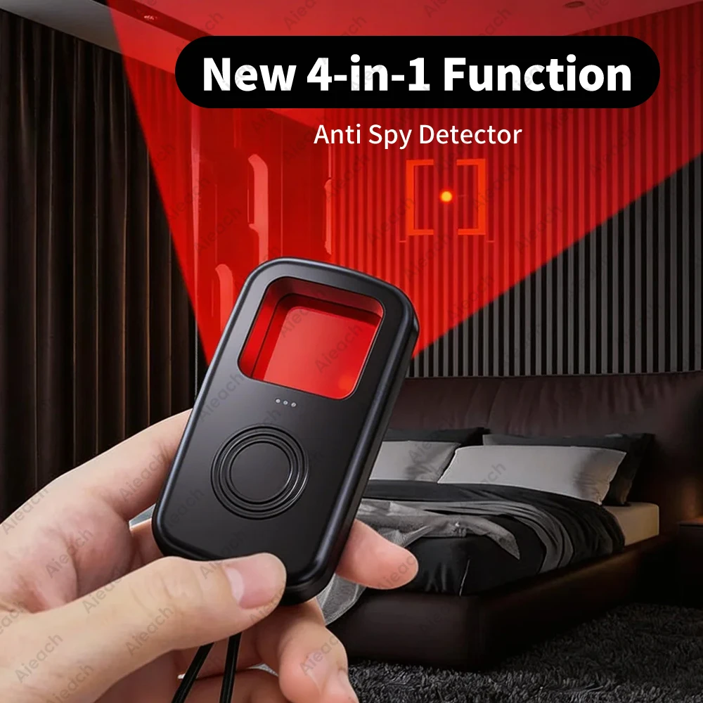 Infrared Detection Hidden Camera Detectors, 2026 Upgraded Spy Camera Detectors, for Hotels Car Office Home Travel Meetingroom