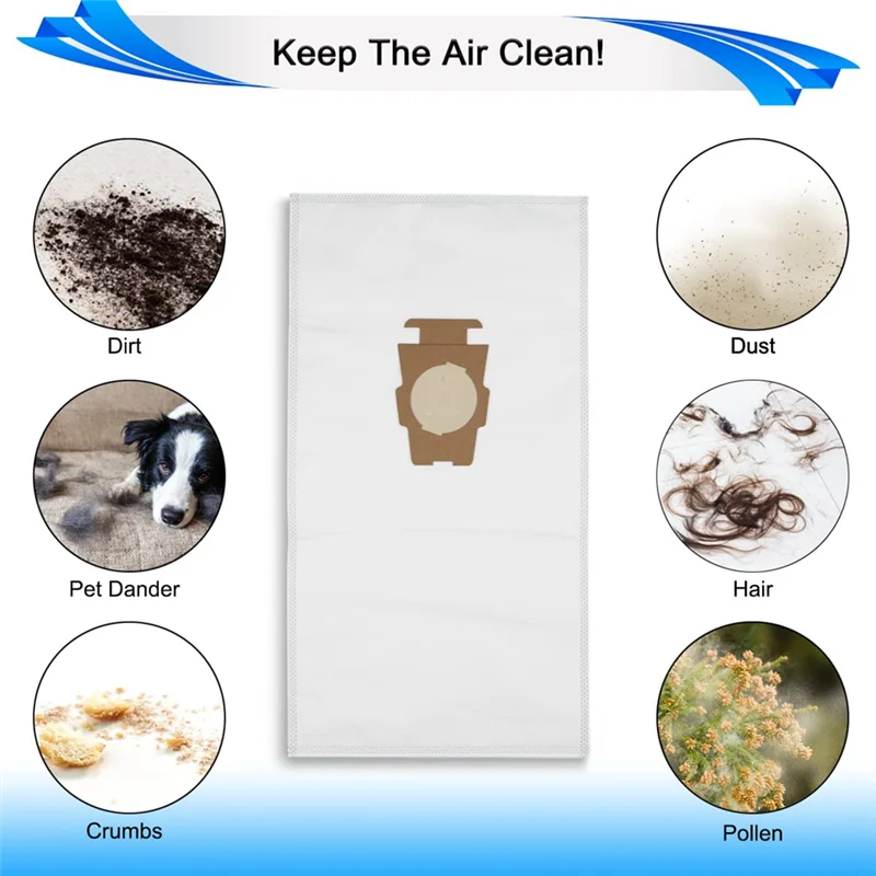 A01M 10PCS Dust Bags for Kirby Sentria Vacuum Cleaner G7E/G10/G10E/G5/G6/KY10/MK2/MK3 205811, 205814 Vacuum Garbage Bag