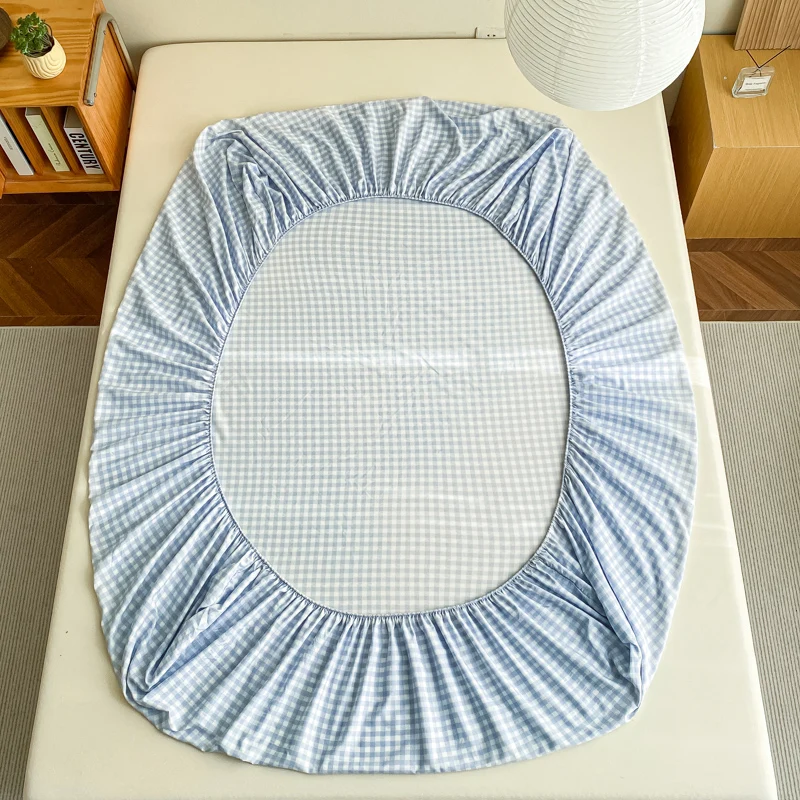 قطعة واحدة جديدة مناسبة مسبقًا - تصميم كلاسيكي منقوش، نسيج من الألياف الدقيقة فائق النعومة، غطاء مرتبة مسامي - سهل العناية #5