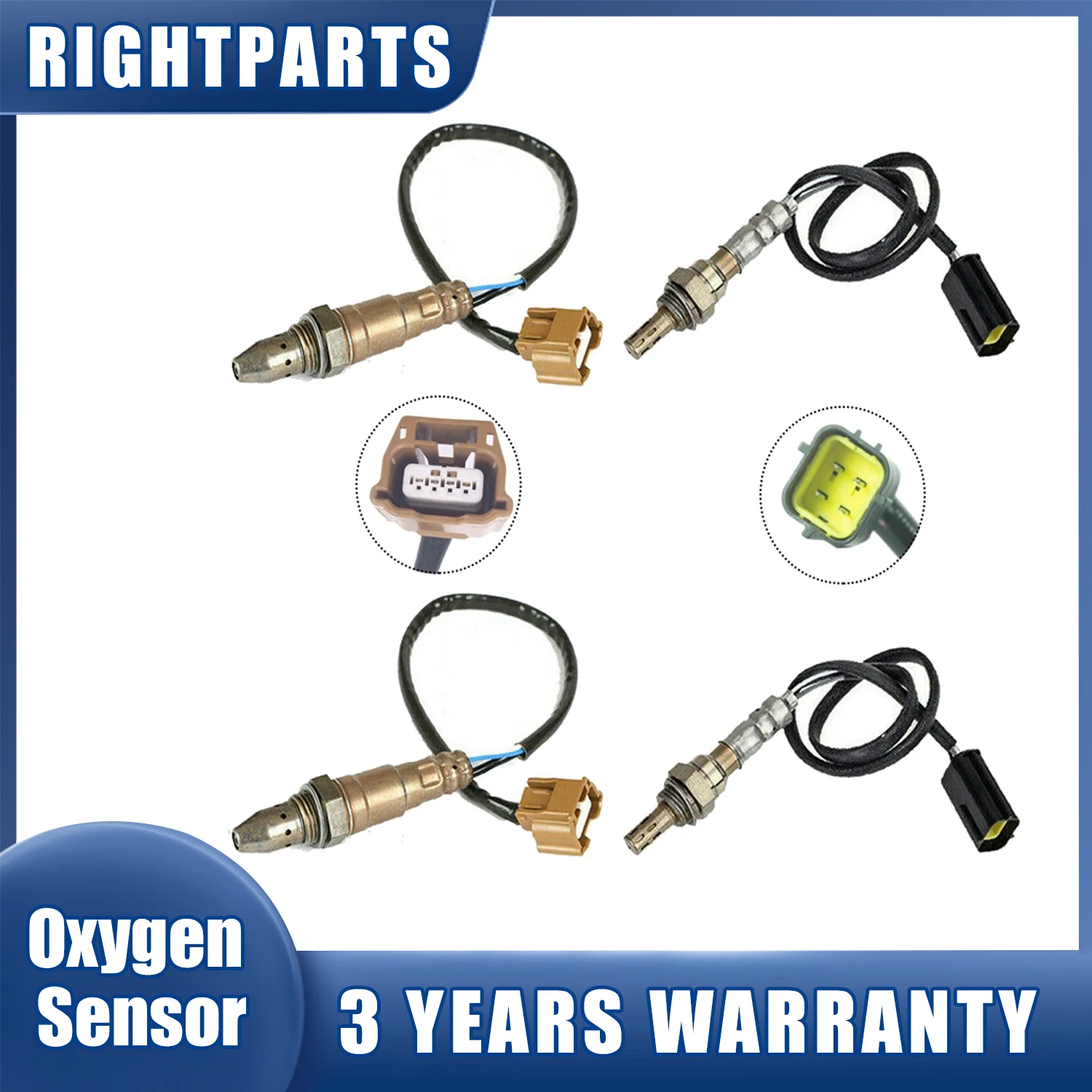 Oxygen Sensor Up+Downstream For Infiniti EX35 FX35 3.5L G37 M37 EX37 3.7L 2011-2013 QX70 QX50 FX50 5.0L 234-9135 234-4380 4Pcs