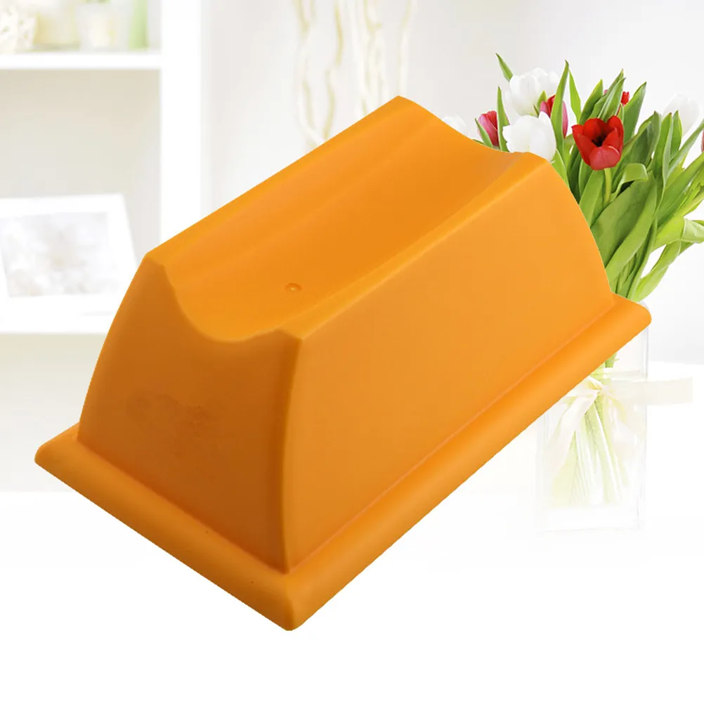 

Bike Front Wheel Riser Block Orange Premium ABS Stabilize Bike Support Indoor Trainer Stationary Cycling Trainer Block