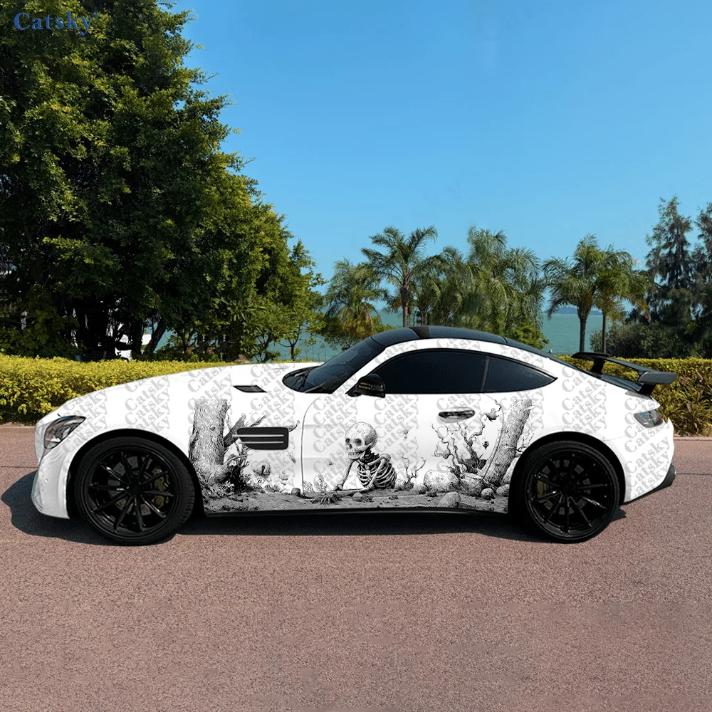2pcs Dried Branch Skeleton Decal, for Car and Truck, Durable, Fade-Resistant, Easy to Install and Remove - Enhance the beauty yo