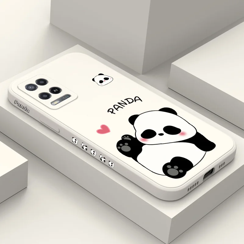 

Cute Fat Panda Phone Case For OPPO A54 A74 A57 A77 A78 A96 A76 A95 A94 A83 A53 A72 A52 A9 A5 A12 A31 2020 S 4G 5G Cover