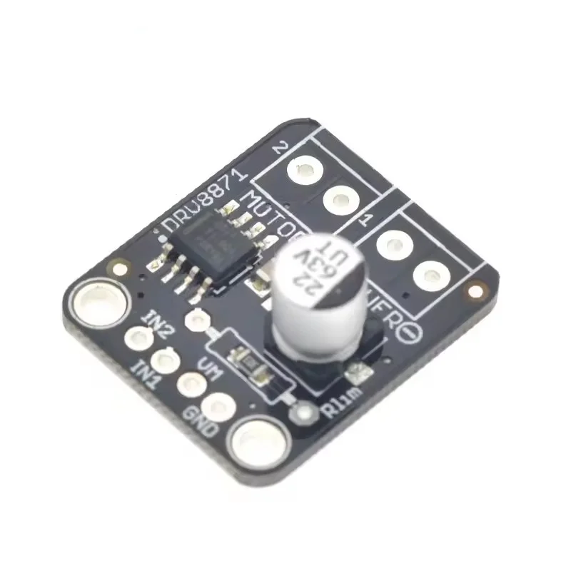 DRV8871 H-Bridge Brushed DC Motor Driver Breakout Board For Arduino PWM Control 3.6A Max Internal Current Sense 6.5V To 45V