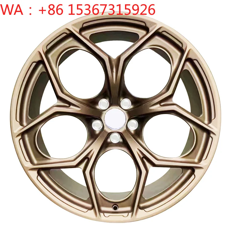 100mm PCD ET40 Cyclone Five Spoke Forged Aluminum Wheel Rims Custom Color For Luxury Compact Cars 5Y Warranty