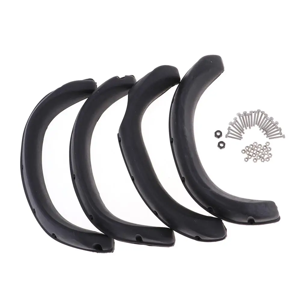 Model Car Accessories Rubber RC Fender Mud Flaps Rock Crawler Kits for 1/10 Scale RC TF2