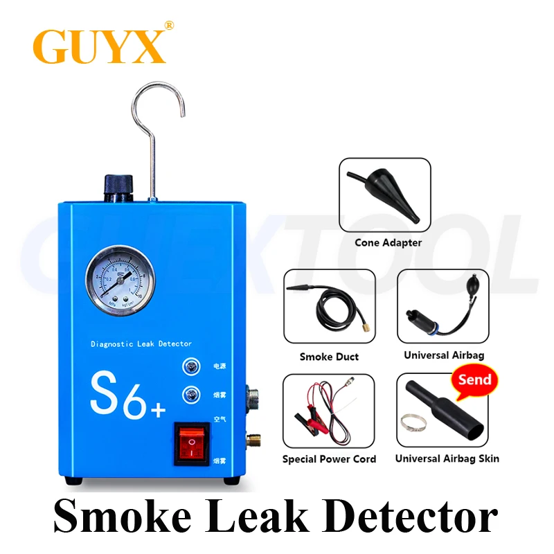 Smoke Leak Detector Auto Smoke Machine Fuel System Engine Exhaust Pipe Leak Detection For Motorcycles/Trucks/Off-road Vehicles