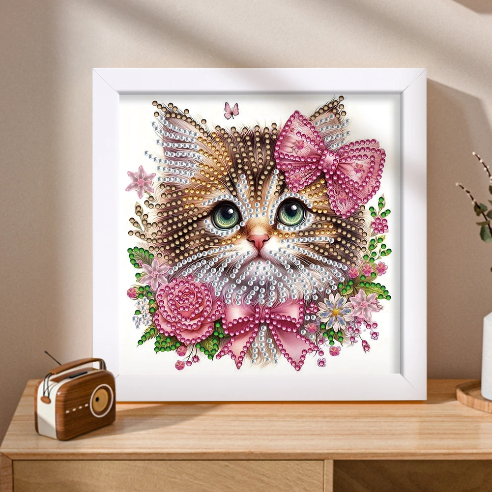 

Elegant DIY Diamond Painting Wall Art with Resin Glitter for Modern Home Decor 18x18cm Handmade Hanging Picture Perfect for Gift and Personal Use