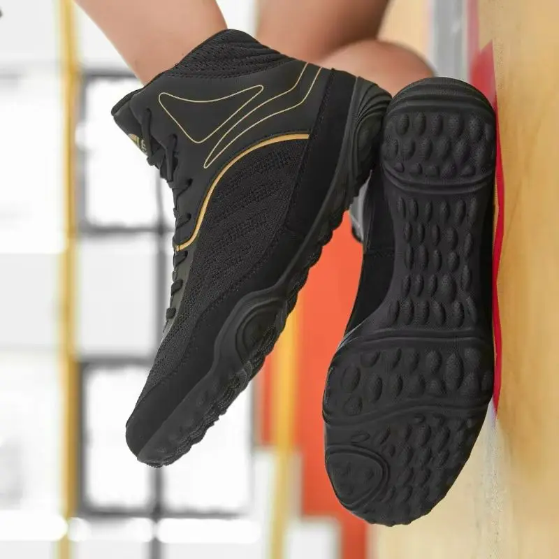Professional Wrestling Shoes Men Luxury Brand Boxing Shoes for Mens Comfortable Fighting Boots Youth Designer Gym Training Shoe