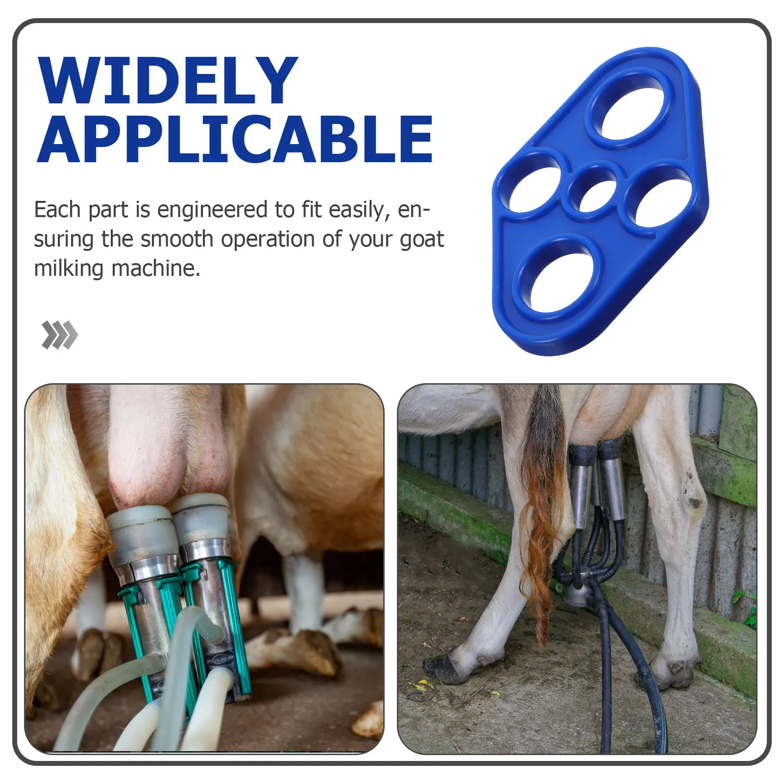 Machine Parts Plastic Tube Holder For Goat Milking Machine Easy To Use Wear Resistant Milking Liner Parts Goat Milk view 6