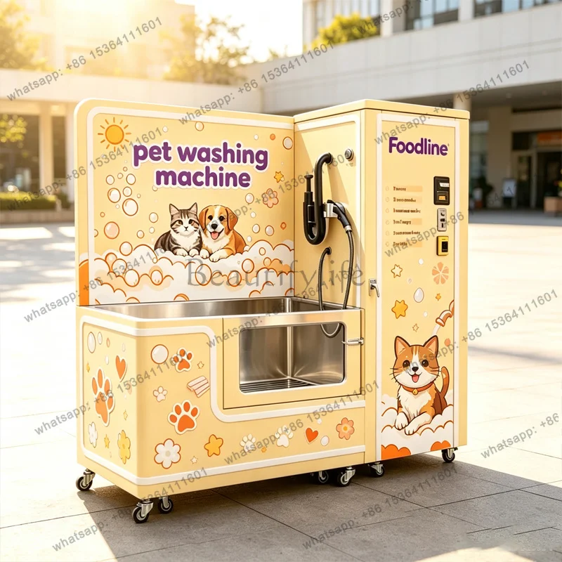Large Capacity Self Service Pet Washing Station Stainless Steel Automatic Dog Bath Spa Machine Customized