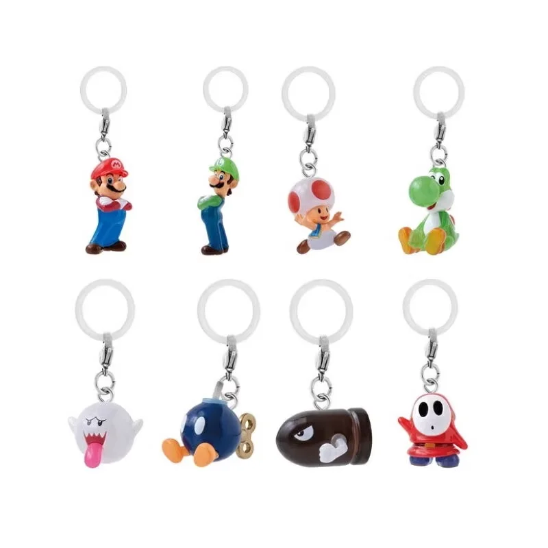 アクセサリー Yoshi Bandai original gashapon super mario yoshi chaveiro figura