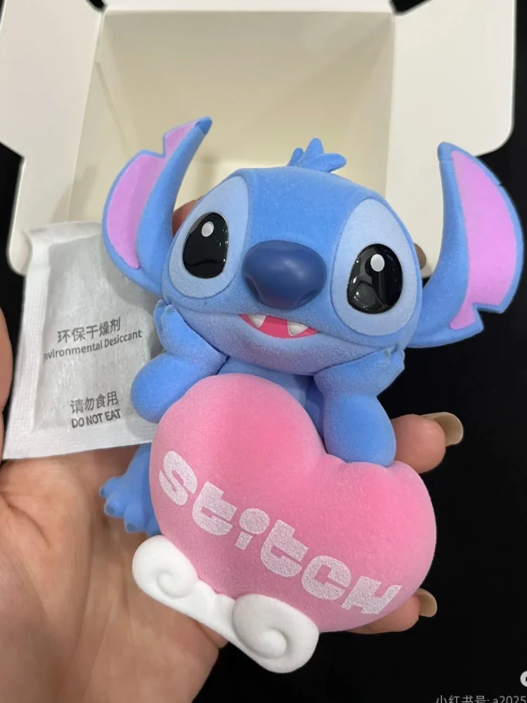 

Hot Disney Stitch Action Figure Blind Box Sweet Pink Series Display Item Toy Gift Ornament Handmade Figurine Collectible Birthd