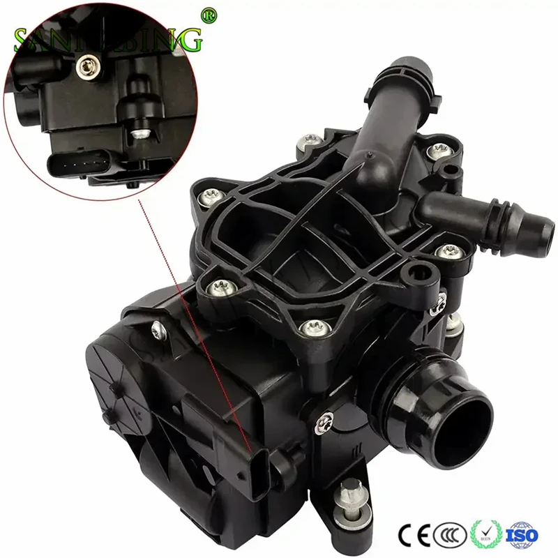 

New 11537644811 Engine Heat Manage Module Housing Coolant Thermostat Assembly For BMW X1 X3 F20 F21 F30 X5 11 53 7 644 811