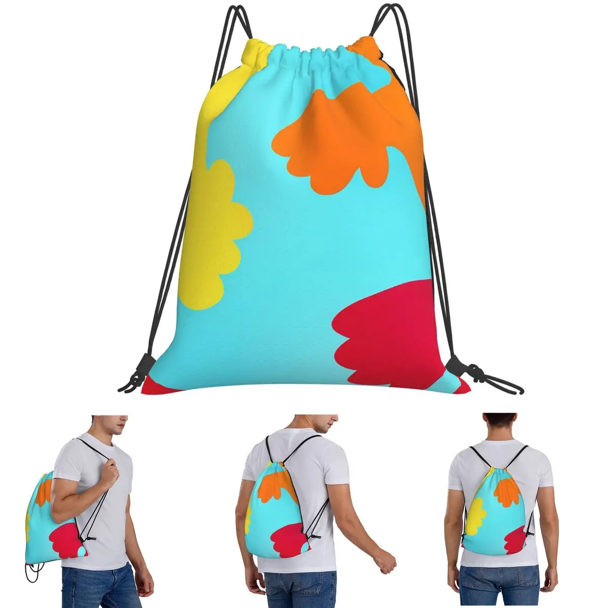 

Рюкзаки Doey Doughman Horror Pianosaurus, модные портативные сумки на шнурке, спортивная сумка, сумки для книг для путешествий, студентов