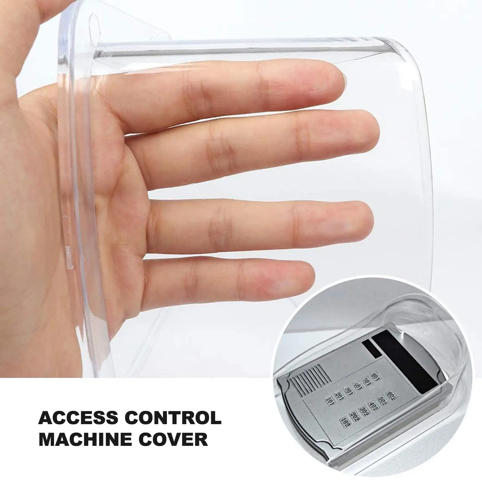 Plastic Waterproof Cover for Access Control Machine Doorbell Protector Durable Wear Resistant Home Commercial Use Outdoor