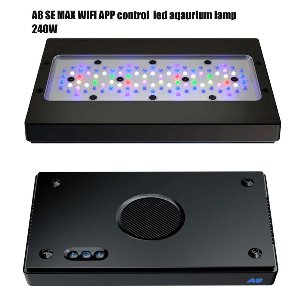

New 240W A8SE II Max Blue 2.0 Generation Full Spectrum WiFi APP Control Programmable Marine Aquarium Fish Tank Coral Led light