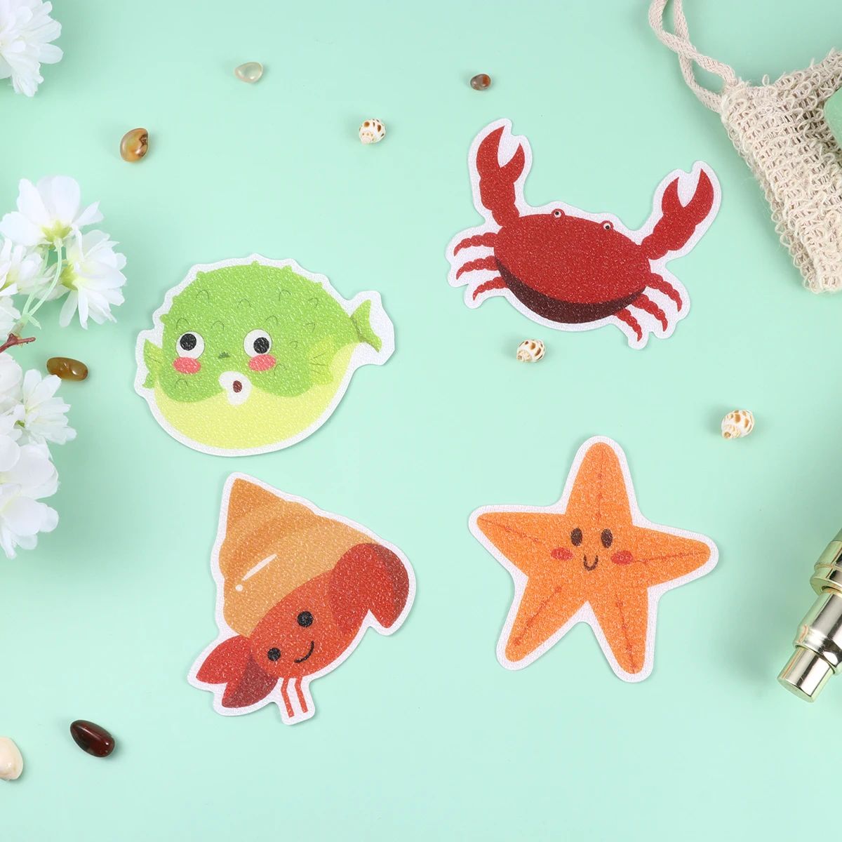 

20 Anti Slip Stickers for Bathtub Bathroom Cartoon Decals Non Slip Surface Kitchen Balcony Doorway Smooth Long Use