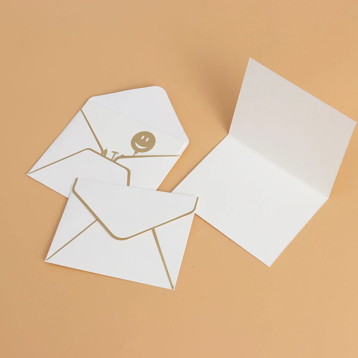 

10pcs Greeting Cards Blessing Note Cards With Envelopes Blank For Family Friends Printing Products