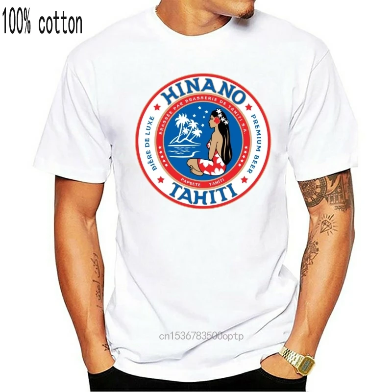 USA LOGO 2019 Hinano Tahiti Premium Beer men's t-shirt S - 3XL Black Men Women Unisex Fashion tshirt