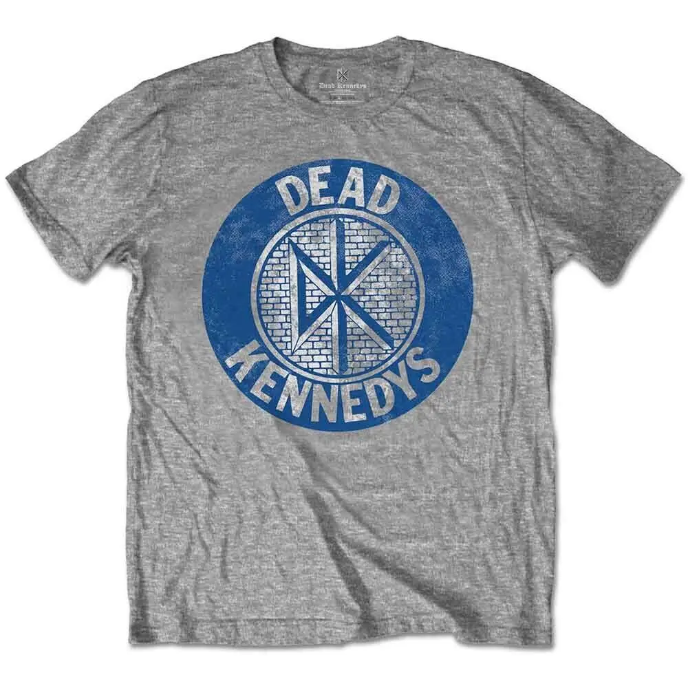 

Dead Kennedys 'Vintage Circle' Gray T shirt - NEW OFFICIAL