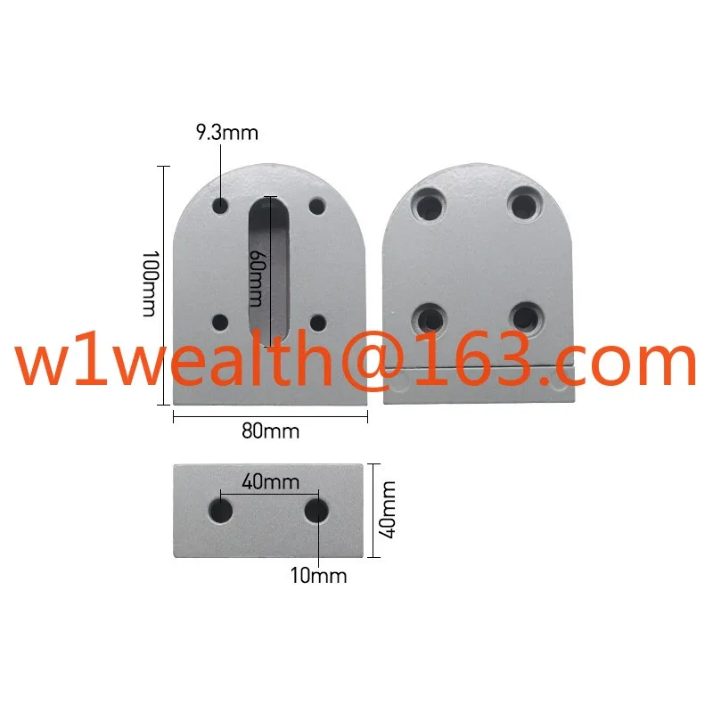 Assembly line head tail bearing seat tensioning seat fixing seat 3060/4080 conveyor roller mounting
