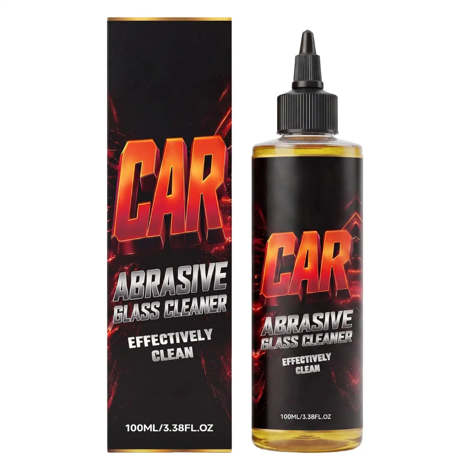 Limpador de para-brisa de carro, 100ml, removedor de manchas poderoso e multiuso, limpador de janelas e vidros para espelho, para-brisa, capacete de m