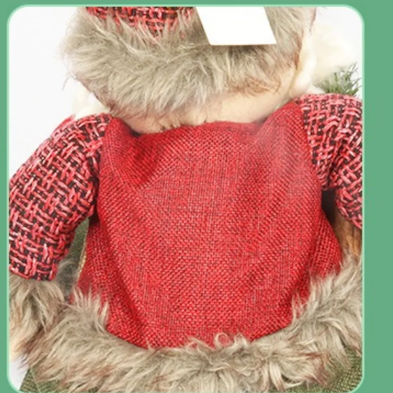 Poupée en peluche colorée de Noël |   Jouet en peluche doux pour enfants |   Cadeau et décor de vacances