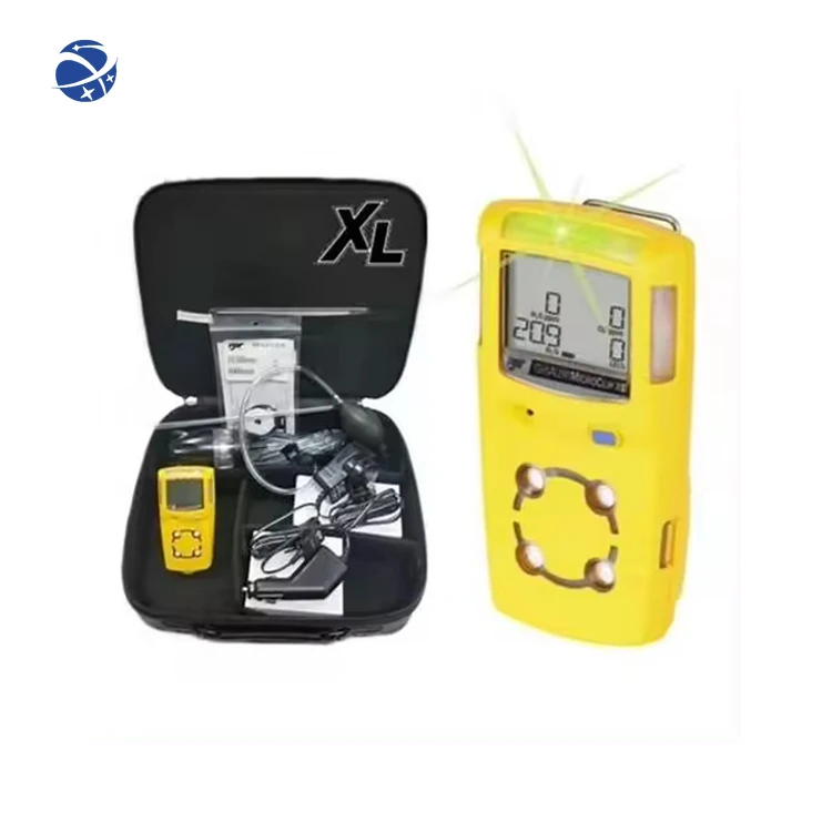 Portable multi gas detector 4 in 1 alarm leak detectors LEL O2 H2S CO CH4 gas leak detector CO2 gas annlyzers HONEYWELL BW