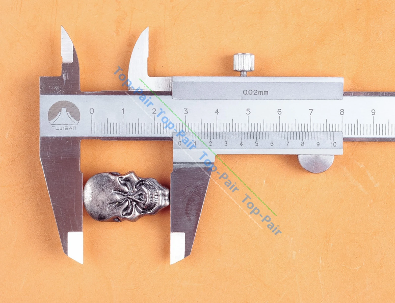 1.7X2.8CM 10pcs Antique Silver Skull Studs Leather Handcraft Decor Saddle Concho