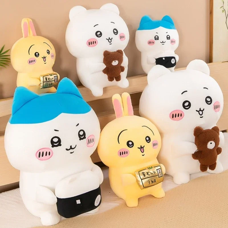 

MINISO Chiikawa Standing Doll Cute Plush PLushes Anime Sleeping Pillow Girlfriend Birthday Gift Children's Toy Christmas Girl