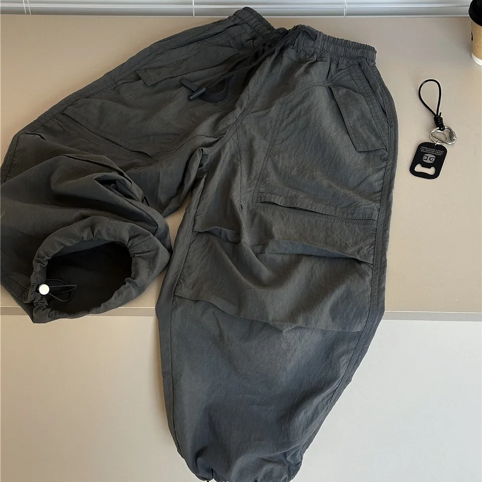 Boys Pants 2026 Spring and Summer New Childrens Wear Korean Boys and Girls Fashion Pull Rope Anti Mosquito Straight Tube Pants