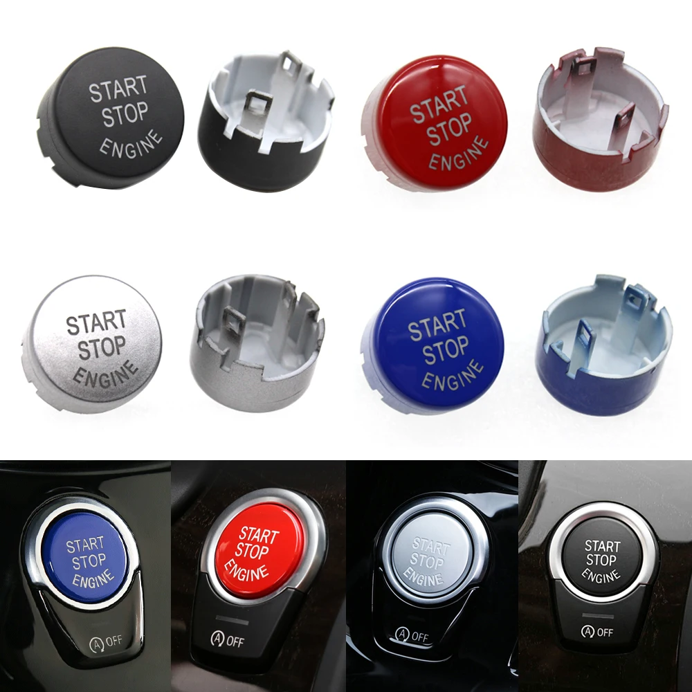 Engine Ignition Switch Start Stop Button Cover For BMW 1 3 5 7 X1 X3 X4 X5 X6 F Series F01 F02 F10 F11 F06 F12 F15 F16 F25 F26