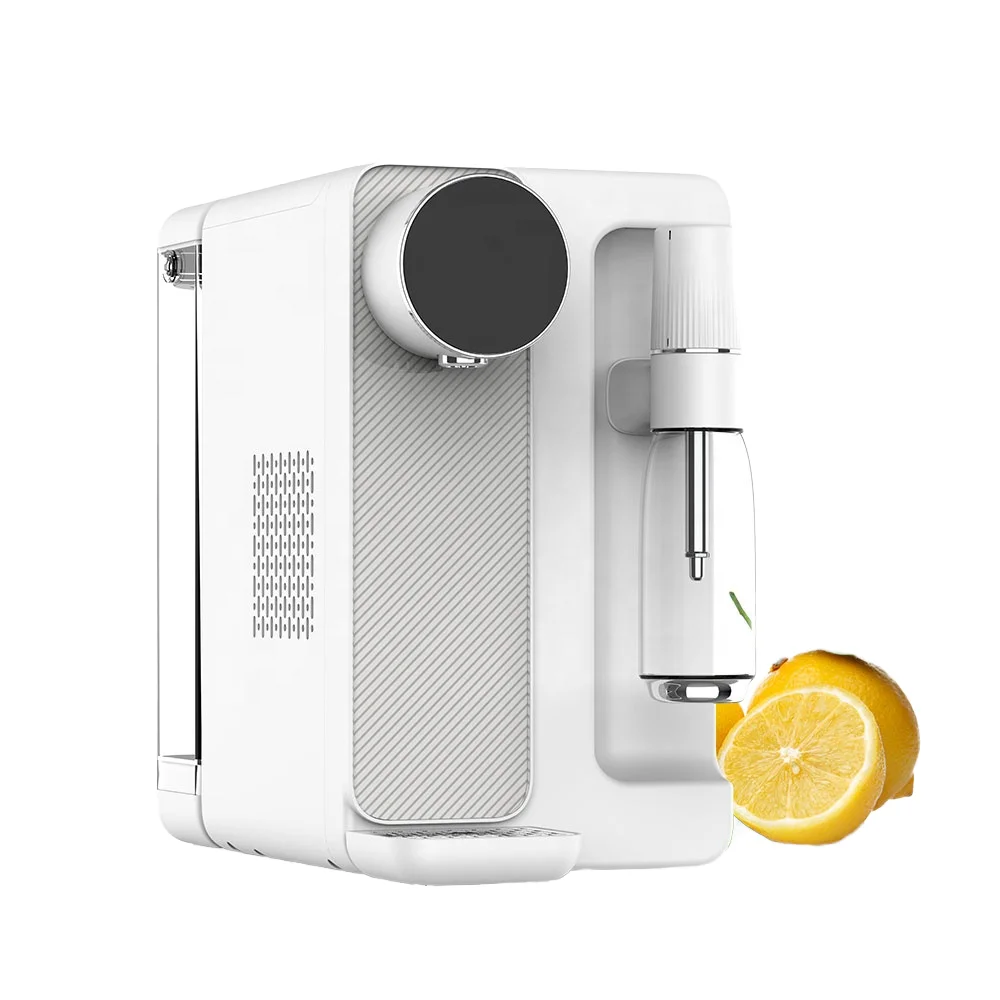 

Desktop Sparkling Water Dispenser Free Installation Cold Soda and Sparkling Water Purifier Dispenser With Ro Reverse Osmosis