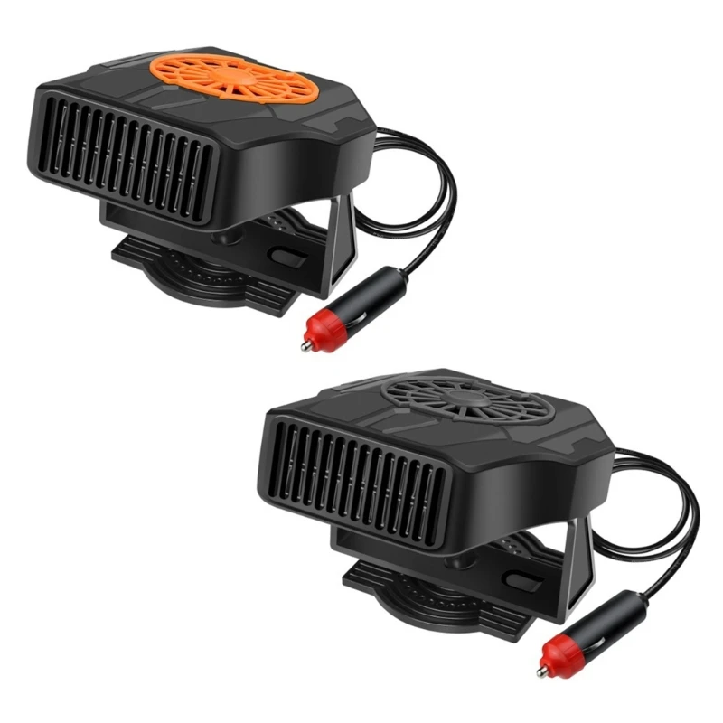 12V/24V Portable Car Heater Rapid Heating Dryer Windshield Defroster Hot Fan Warmer Air Blower Electric Window Demister