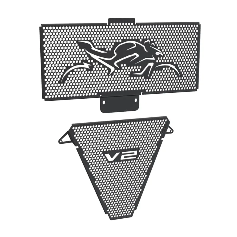 Motorcycle Radiator Guard Protector Grill Cover Grille Fuel Tank Protection For Ducati Streetfighter V2 2022 2023 2024 2025