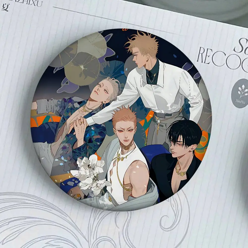 شارات كاريكاتير كارتونية BL 19 يومًا، زر صفيح إبداعي، شارة اقتباسات إبداعية، حقيبة ظهر، مجوهرات هدية للأطفال والأصدقاء #5