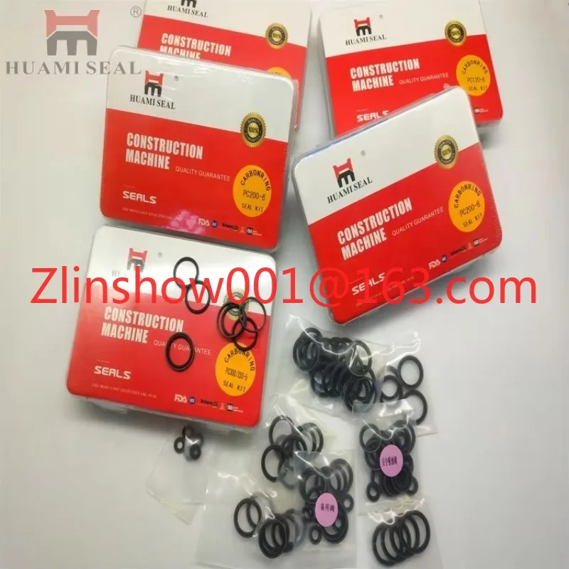 PC200-7 PC200-8 Excavator O-ring Kit Control Valve Carbon Ring Seal Kit 708-2L-24680