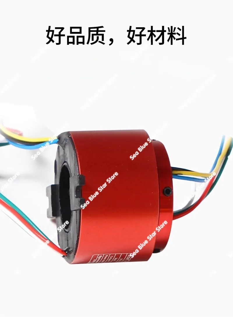 Conductive Slip Ring 360 Degree Intelligent Automation Rotary Connector Motor Slip Ring Connector Number of Circuits