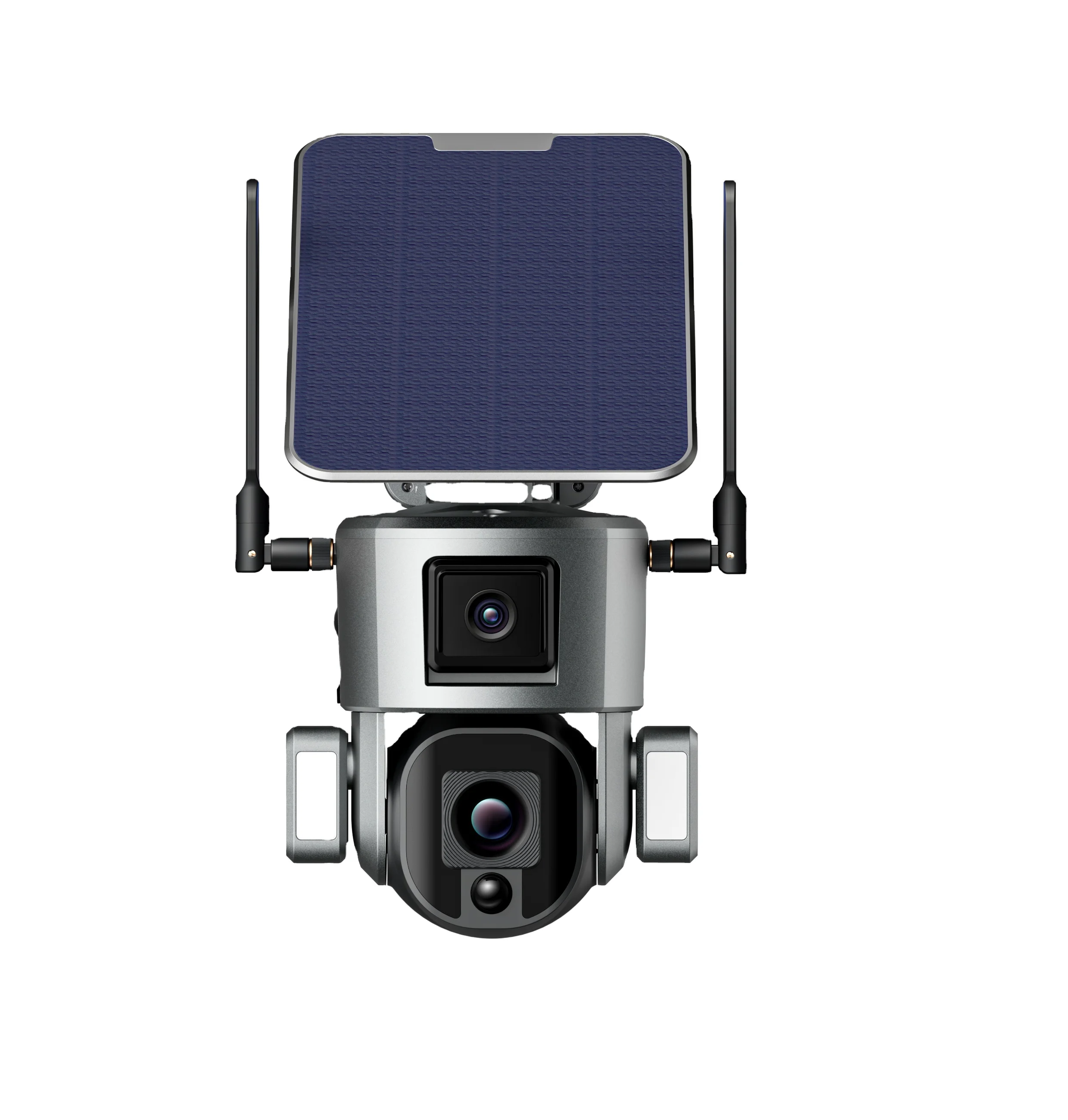 

Wireless Solar Panel Security Camera 4MP 10X Optical Zoom Rechargeable Battery Surveillance Camera With Color Night Vision