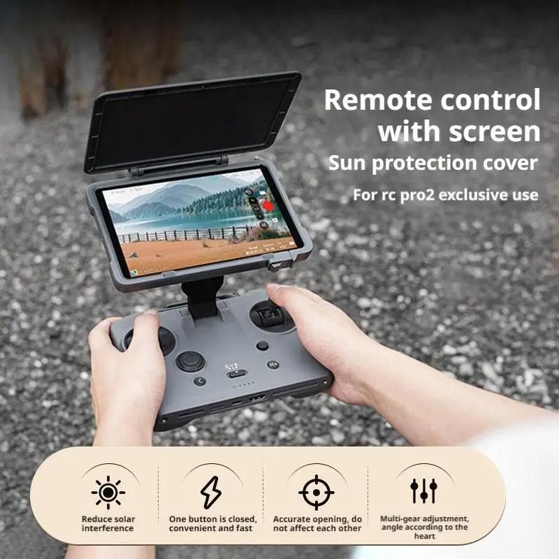DJI RC PRO 2 مظلة للتحكم عن بعد 270 ° تعديل التخميد ستبليس ملحقات مضادة للسقوط والخدش #3