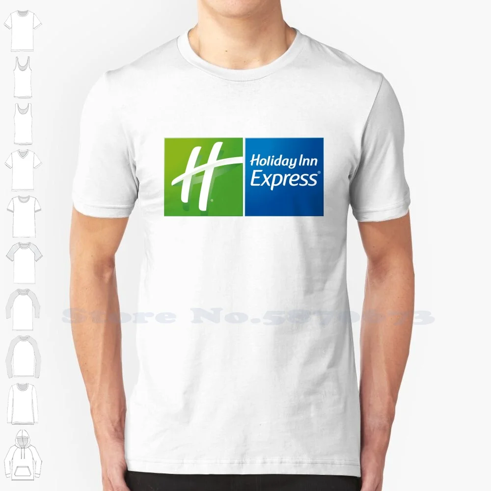 Holiday Inn Express Logo Casual T Shirt Top Quality Graphic 100% Cotton Tees